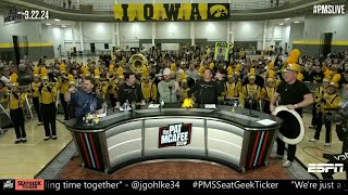 I-O-W-A 🗣️🎶 Marching band gets crowd hype! 🥁🎺 | The Pat McAfee Show