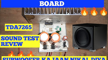 50 WAAT MONO AMPLIFIER/ SUBWOOFER AMPLIFIER/ TDA7265 AMPLIFIER / MONTY AMPLIFIER