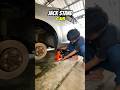 How much do you think this beast can hold? Jack stand big truck vs car #heavyequipment #mechanic