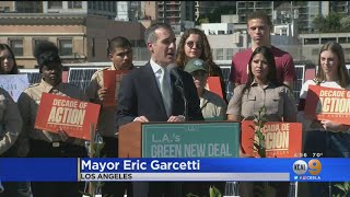 Mayor Eric Garcetti Expands LA's Green New Deal