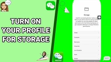 How To Turn On Your Profile For Storage On WeChat App