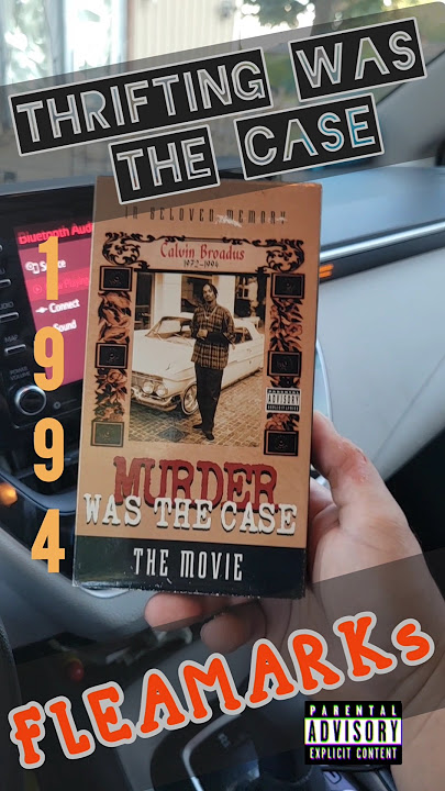 Murder Was The Case #vhs #snoopdogg #90s #deathrow #thrift #fleamarks