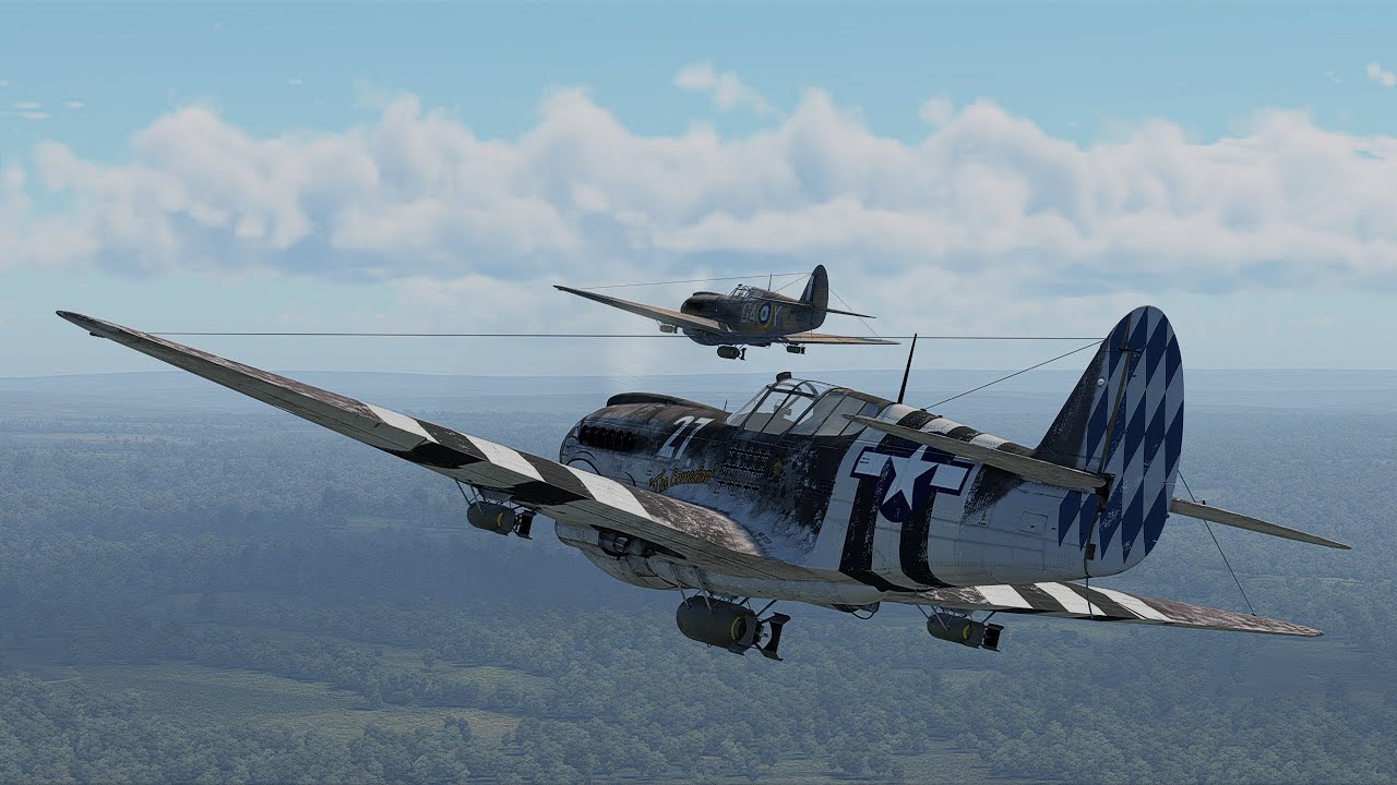 Warthunder Cinematic P 40e Kittyhawk Youtube