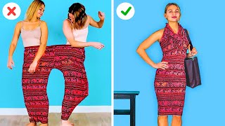 GENIUS CLOTHES HACKS AND GIRLY TRICKS  Funny Crafts by 123 GO! GOLD