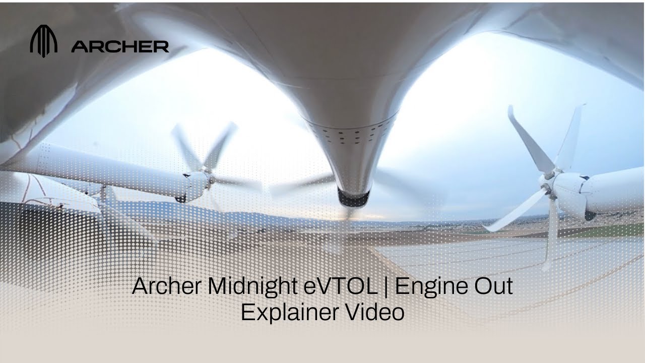 Archer Midnight eVTOL | Engine Out Explainer Video - YouTube