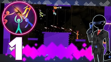 Stickman Fight: Legend Warrior - Gameplay Walkthrough Part 1 - Tutorial (iOS, Android)