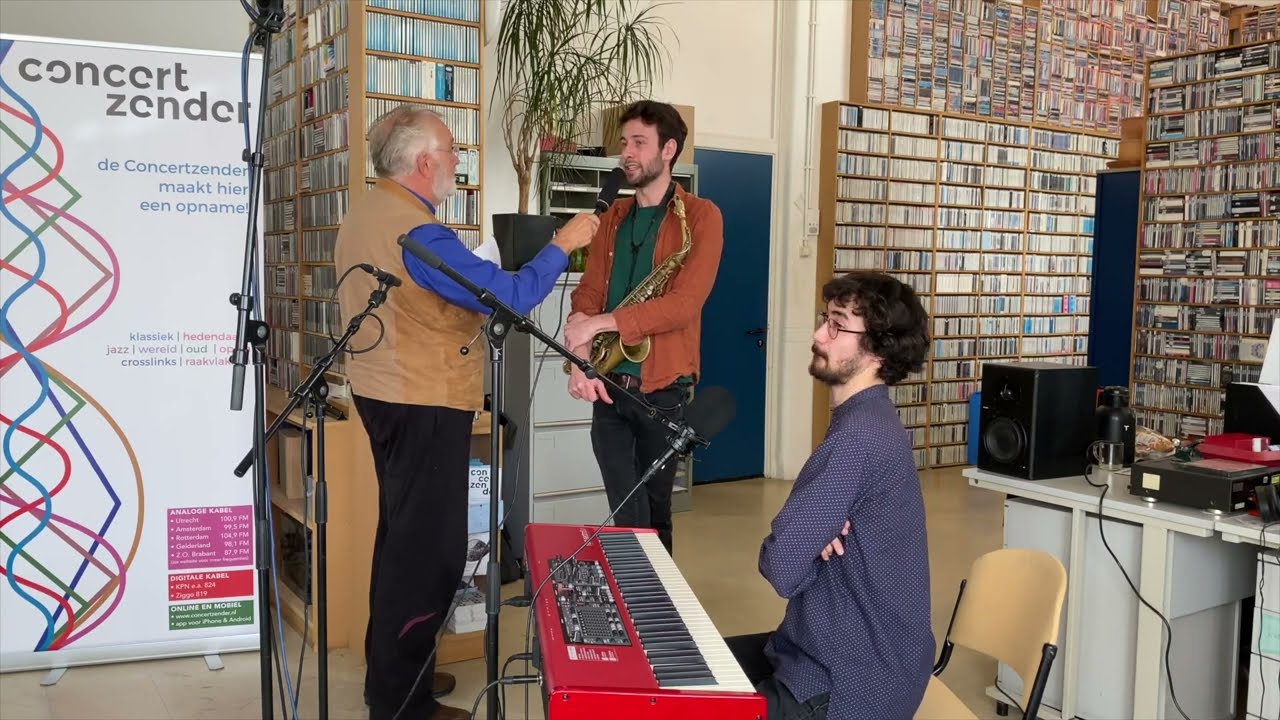 Loek van den Berg en Aseo Friesacher bij Concertzender Actueel