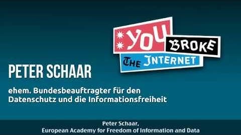 Peter Schaar: Can we protect ourselves from total surveillance?