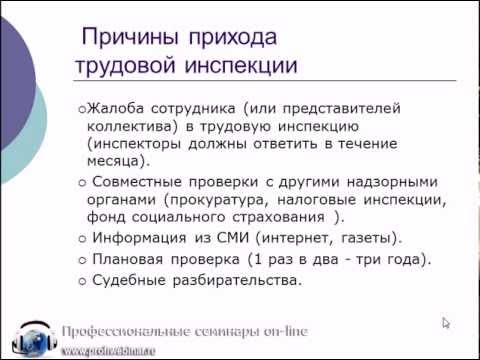 По каким воросам можно консультироваться в трудовой инспекции