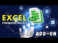 Mind-Blowing Excel Formula Hacks with AI Add-On (No More Manual Work)