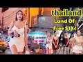 Night in Bangkok Thailand - the city that never sleeps Too many beautiful girls - travel documentary