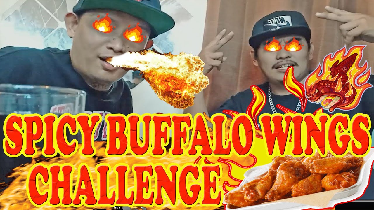 SPICY BUFFALO WINGS CHALLENGE YouTube