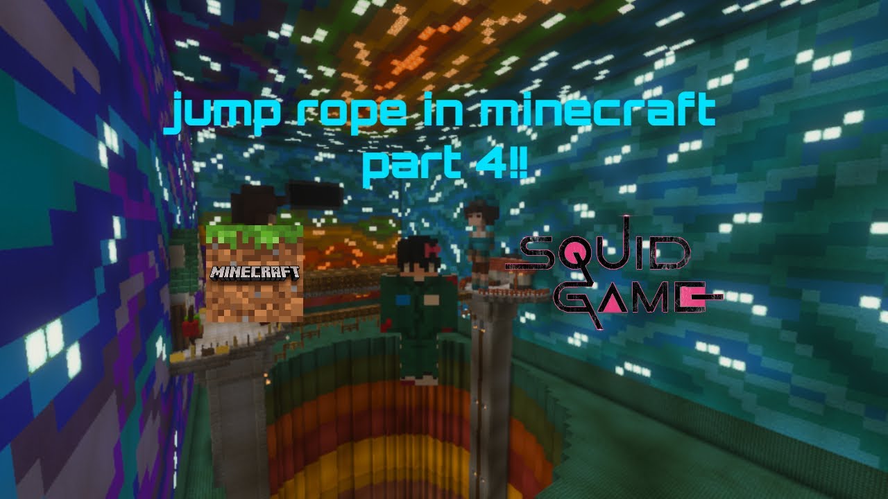 Squid Game Jump Rope Minecraft Java Squid game s3 jump rope in minecraft // part 4 // minecraft squid game ...