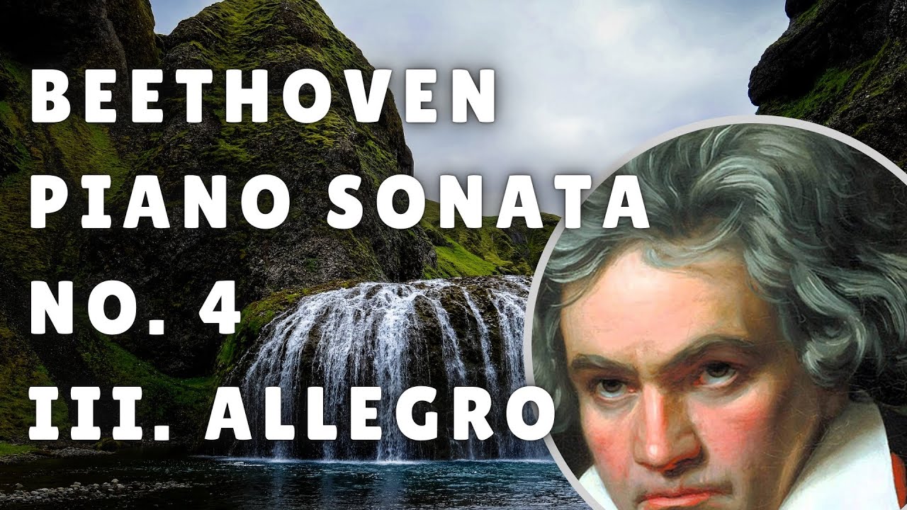 Beethoven Piano Sonata No. 4 in Eflat major III. Allegro