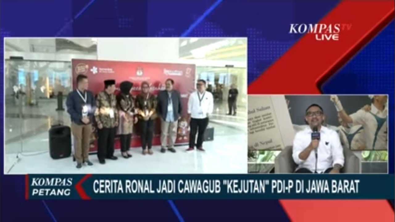 Cerita Ronal jadi Cawagub 'Kejutan' PDIP di Pilgub Jawa Barat: Betapa ...