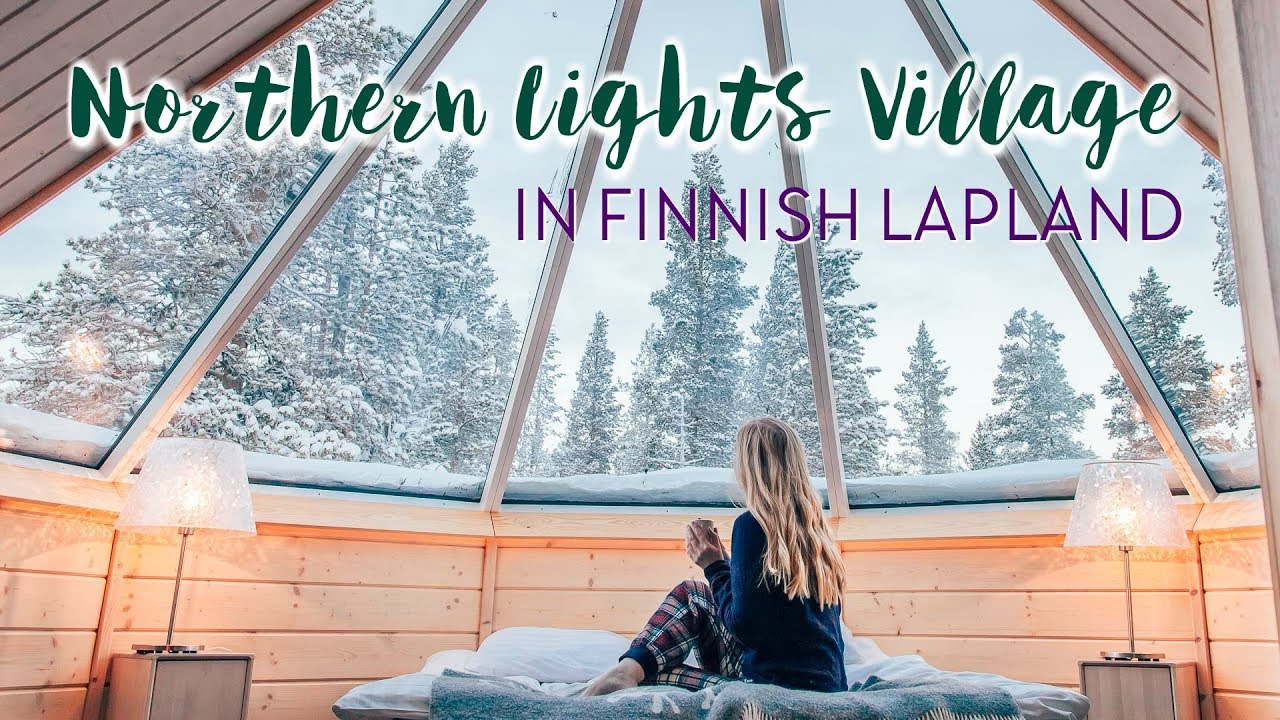 Staying a NORTHERN LIGHTS in Finland - YouTube