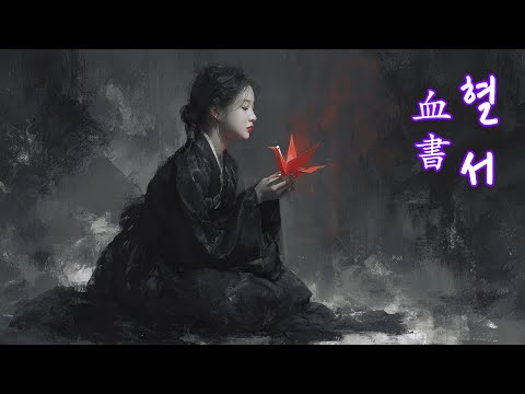 혈서 血書 ㅣ붉은 글씨가 종이 위에 번져도 사극풍노래 애절한노래
