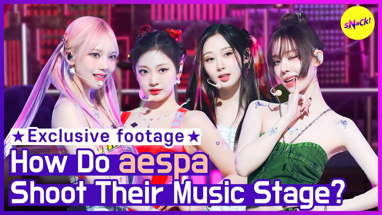 [ЭКСКЛЮЗИВ] Как aespa снимают свою музыкальную сцену? (АНГ)