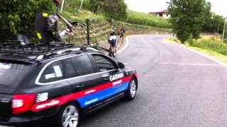 Giro Ditalia 2014 Stage 12 Time Trial - Various Riders Out On The Course