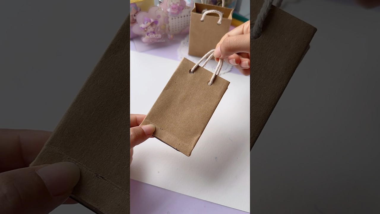 ❤️✨The Most Easy and Beautiful Gift Bag Crafts #shorts #art #craft  #diy #youtubeshorts