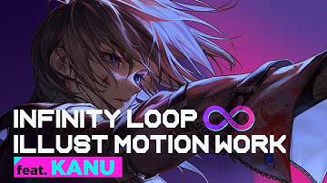 Infinity Loop Illust Motion with Cinema4D Projection Mapping