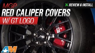 2015-2017 Mustang MGP Red Caliper Covers w/ GT Logo Review & Install