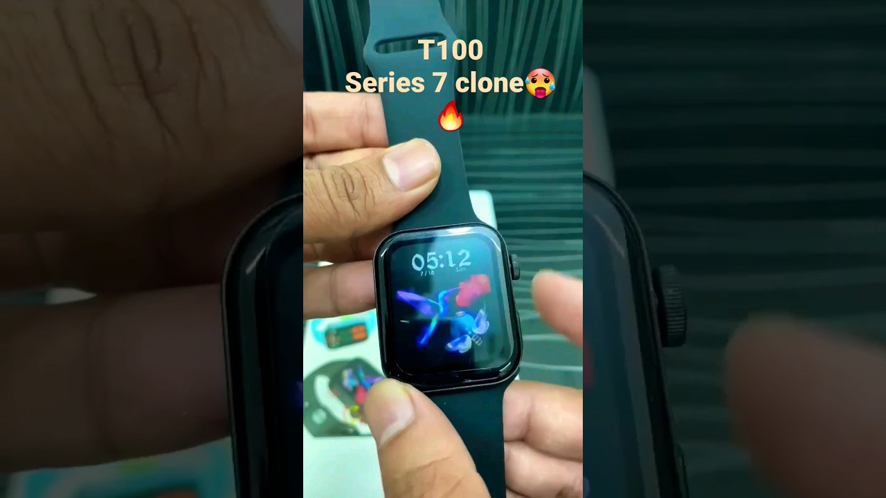 T100 Series 7 budget Apple Clone🔥 smart watch 