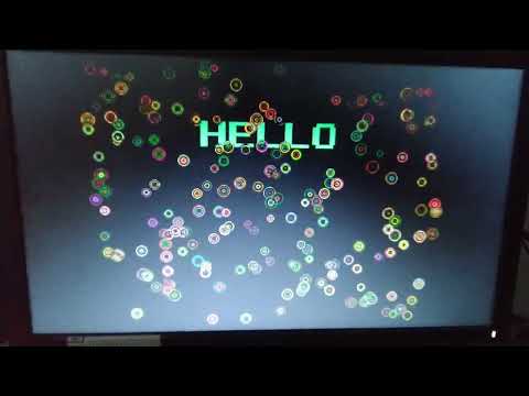 C , C++ Graphic Program Circle and Hello Msg Animation 🙂👍