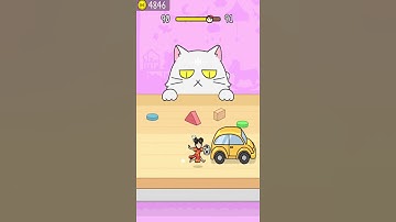 Hide and Seek: Cat Escape! 👀🐱 90 Level Gameplay Walkthrough | Best Android, iOS Games #shorts