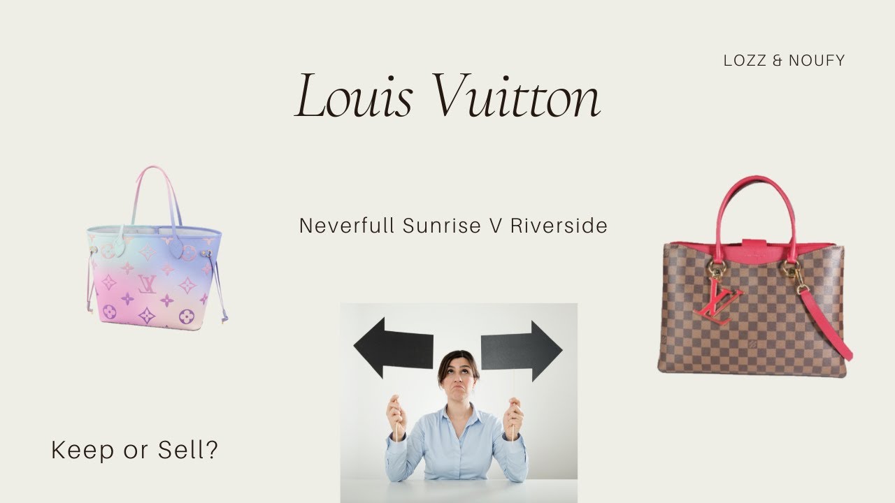 Louis Vuitton Sunrise Pastel Neverfull//Close-ups//MOD shots//Comparisons  with Escale & By the Pool 