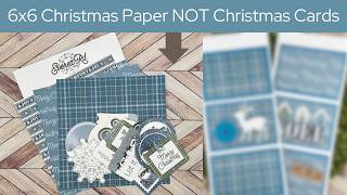 Use MORE Christmas Paper! Christmas and Everyday Cards from the Same Collection