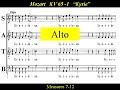 Mozart- KV 65 - 1.Kyrie - Missa Brevis in D-Minor - Alto