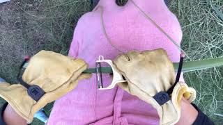 アダン葉の処理_トゲを取り除く