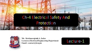 Ch-4 Lec-1 Electrical Safety and Protection - AEEE - GTU - Diploma Engineering [GUJARATI]