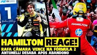 HAMILTON REAGE À PRIMEIRA VITÓRIA COM A FERRARI, BRASIL VENCE NA F2 E ANTONELLI DESOLADO |FÓRMULA 1