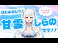 【\#Vtuber準備中】甘雲しらのです!初めまして!