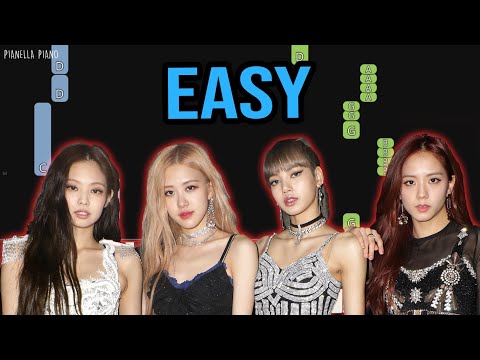 BLACKPINK - PLAYING WITH FIRE | EASY Piano Tutorial by Pianella Piano