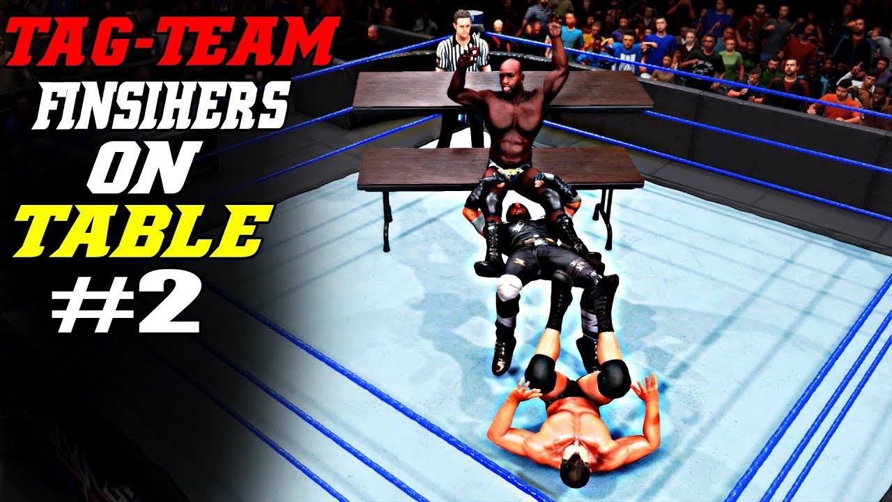 WWE 2K20 TagTeam Finishers On Table Part 2! Top 7 YouTube