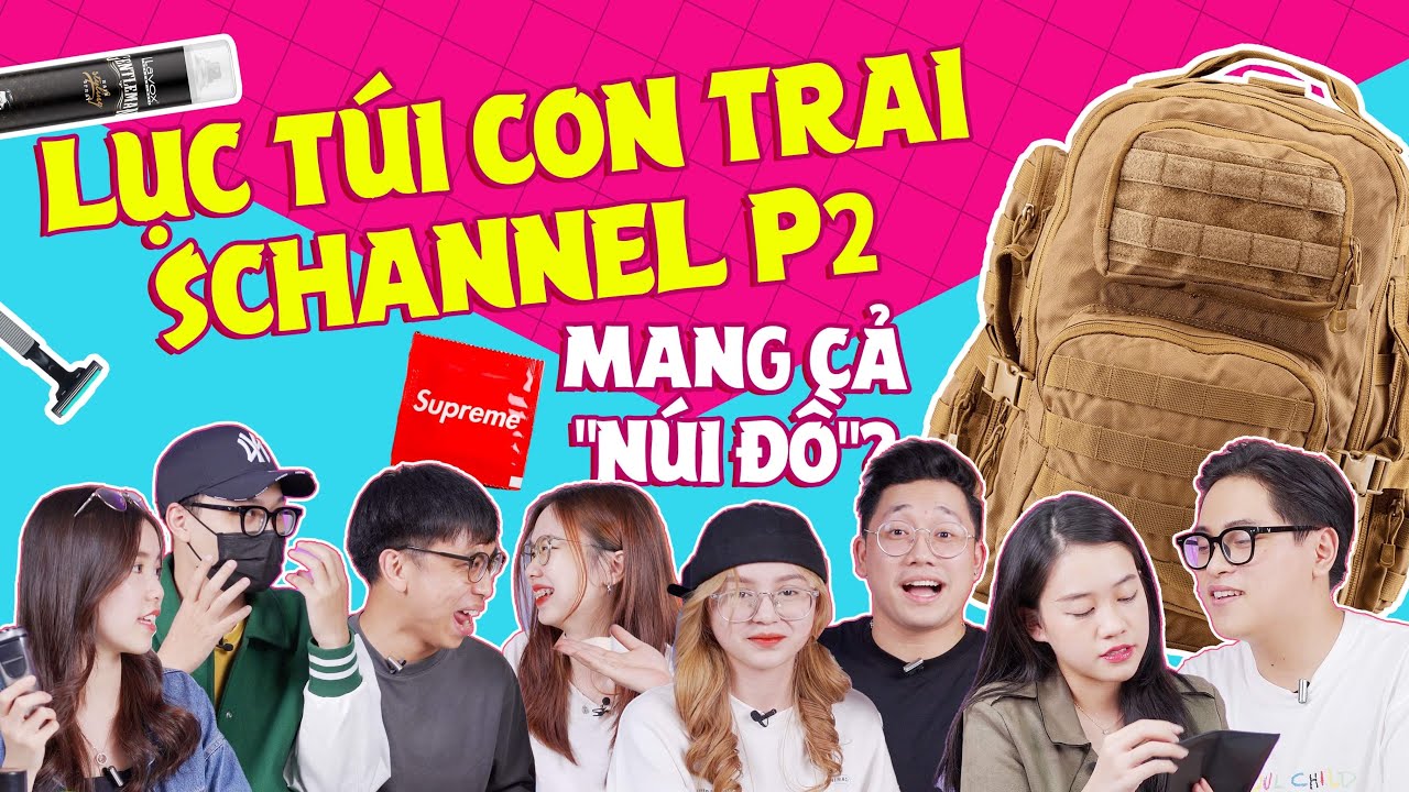sua dien tphcm New Lục túi con trai Schannel #2: Bất ngờ với “núi đồ” mà con trai luôn mang theo 😱