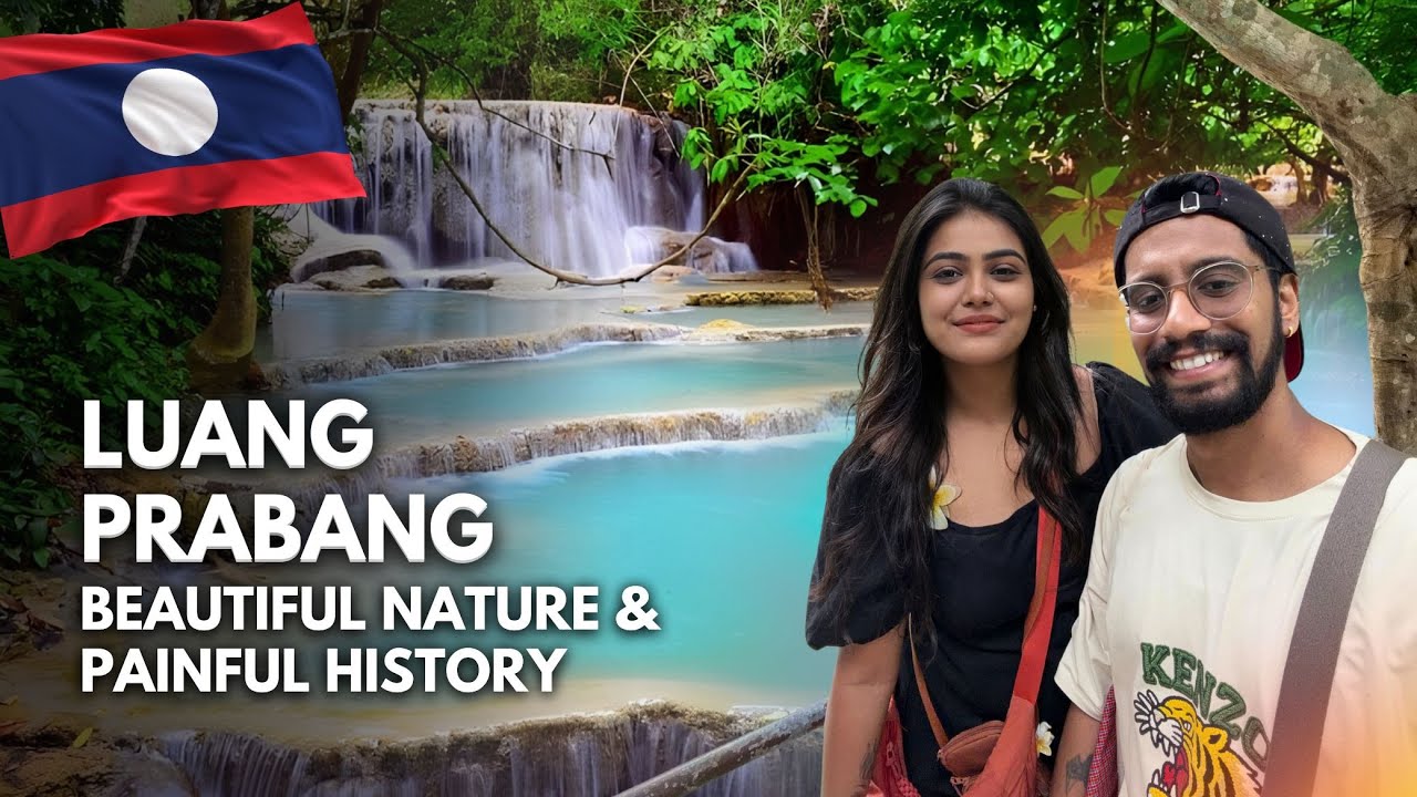 Kuang Si Waterfall Se UXO Laos Tak 😢 | Nature ke Beech Chhupa Dard | Laos 🇱🇦 Vlog