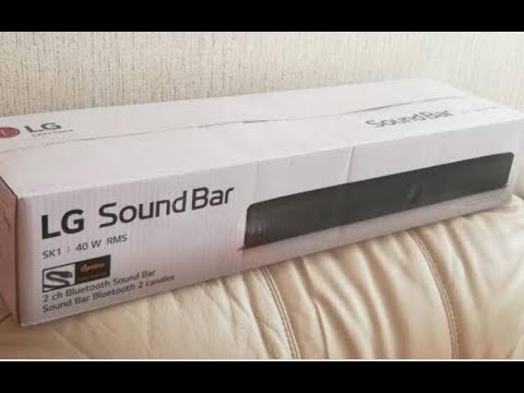 LG SK1 Compact Sound Bar with Bluetooth