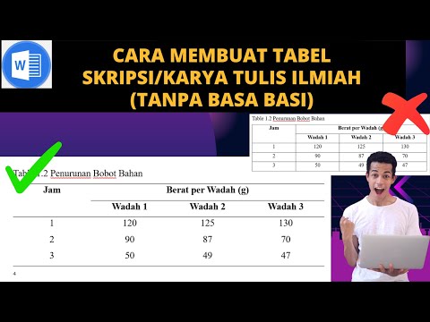 cara membuat format penulisan skripsi di word : tutorial-membuat-tabel-skripsi-/tugas-akhir/-jurnal/laporan/tabel-terbuka-degn-mudah|microsoft-word
