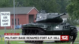 Military Base Reverting Name To Fort A.p. Hill In Honor Of Three Union Soldiers