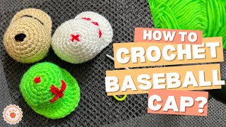 How to Crochet Cute Baseball Cap 🧢 ? - Easy Pattern for Beginners | Tutorials by Doori screenshot 5