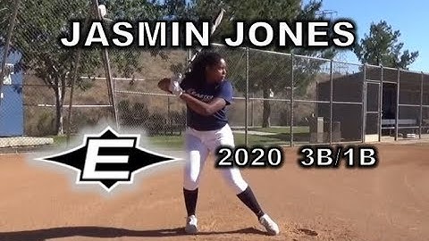 2020 Jasmin Jones Third Base and First Base Softball Skills Video