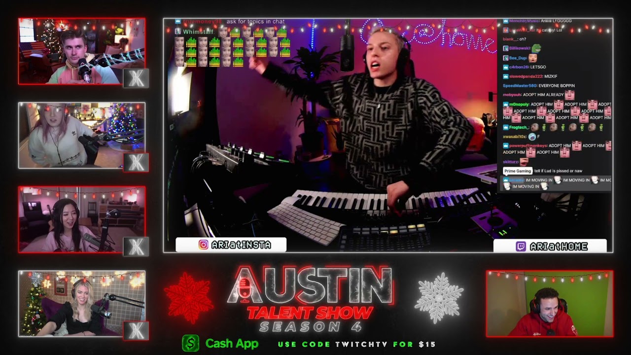 ARIatHOME AustinShow Finale Adopt Me Ludwig