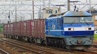 列番不明EF210-136+コキ5Bフルコン 清州駅通過