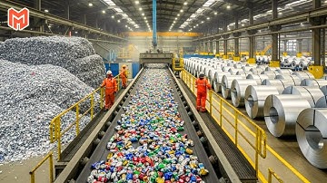 How Millions of Aluminum Cans Get Recycled Inside Giant Factories | Massive Recycling Line