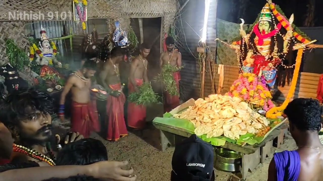 மையான காளி கருங்காளி நீலகாளி வருகை|பூஜை | கட்டிமாங்கோடு 3ஆம் ஆண்டு குலசை தசரா காளி பூஜை