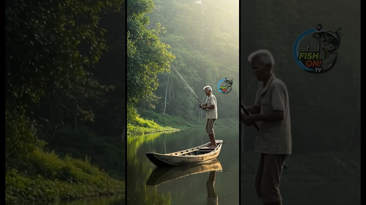 Old man fishing giant fish 14 